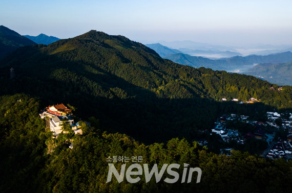 ▲지난 9일 안후이성 츠저우시 주화산 풍경구 모습. (사진=신화통신)