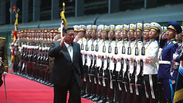 북한 조선중앙TV는 러시아 방문 일정을 마친 김정은 국무위원장이 19일 평양에 도착했다고 20일 보도했다.2023.09.20 / 사진=[조선중앙TV 캡쳐]