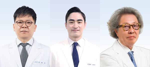 분당서울대병원 신경과 윤창호 교수, 이우진 교수, 고려대학교 안산병원 신철 교수.