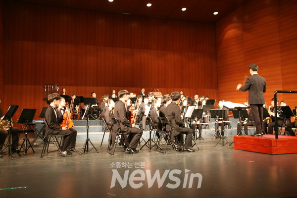 대련 청소년 오케스트라 공연(사진=이용섭 기자)