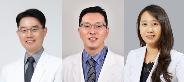 왼쪽부터 김상헌, 이현, 김보근 교수.