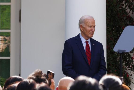 ▲조 바이든 미국 대통령이 13일(현지시간) 백악관 행사에 참석하고 있다. (사진=신화통신)