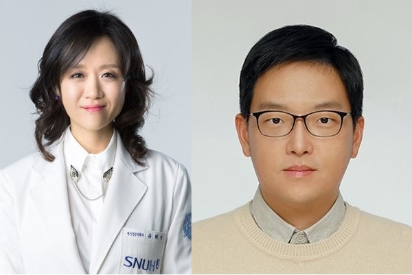 분당서울대병원 정신건강의학과 유희정 교수(좌), 고려대 바이오시스템의과학부 안준용 교수(우).