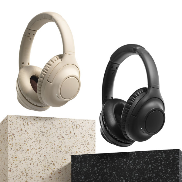 ATH-S300BT 노이즈 캔슬링 무선 헤드폰(베이지/블랙).