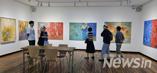 인사동 경인미술관 제6전시관 윤수정 개인전(사진=정경호 기자)