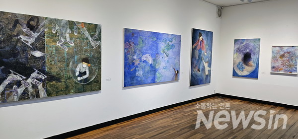 윤수정 작가 개인전 경인미술관 제6전시관에서 (사진=정경호 기자)