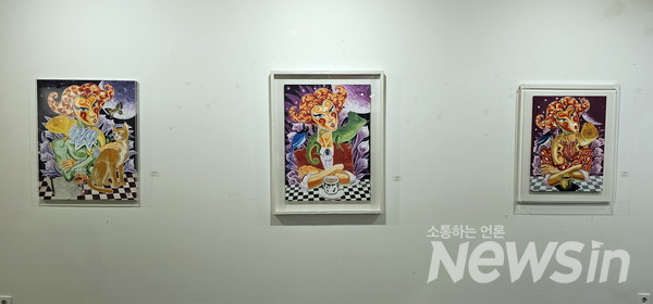 이창훈 초대개인전 작품(사진=정경호 기자)