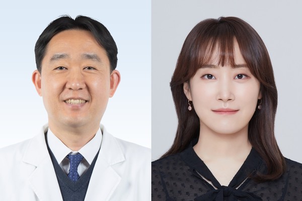 왼쪽부터 분당서울대병원 산부인과 김기동 교수, 고려대학교 안산병원 산부인과 김남경 교수.