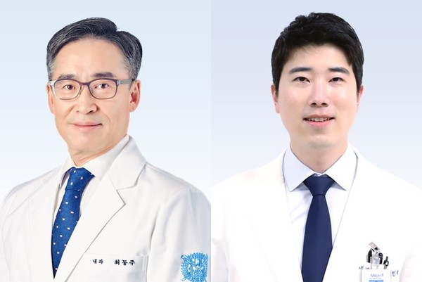 분당서울대병원 순환기내과 최동주 교수(좌), 윤민재 교수(우).