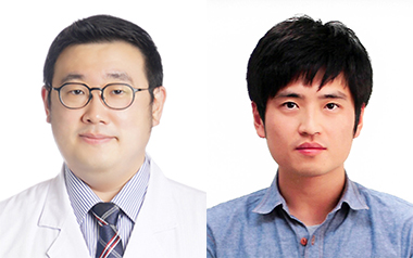 영상의학과 박성준 교수, 의생명연구센터 황인태 연구교수.