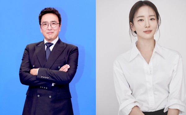  배우 김승우와 박선영 아나운서 에이판_스타_어워즈_MC_라인업