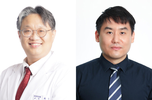 (왼쪽부터) 이비인후·두경부외과 최준 교수, 임강현 박사.