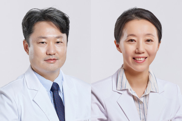 상계백 산부인과 육진성 교수(왼쪽)와 노지현 교수.