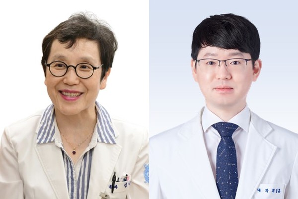 분당서울대병원 소화기내과 김나영 교수(왼쪽), 최용훈 교수(오른쪽).