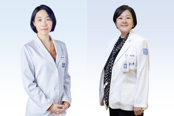 내분비대사내과 공성혜 교수(좌), 치과 이효정 교수(우).