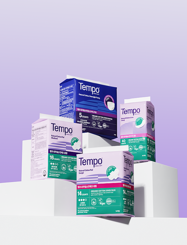 동아제약 여성용품 브랜드 ‘템포’, 초경의 날 맞아 취약계층 여성청소년에게 생리대 기부