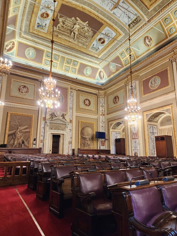 노르만 궁전 내부(현재 시칠리아 팔레르모 시청사 모습).