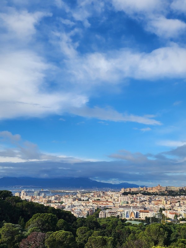 사르데냐 칼리아리항 전경.