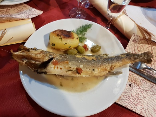 사르데냐 정어리 요리.