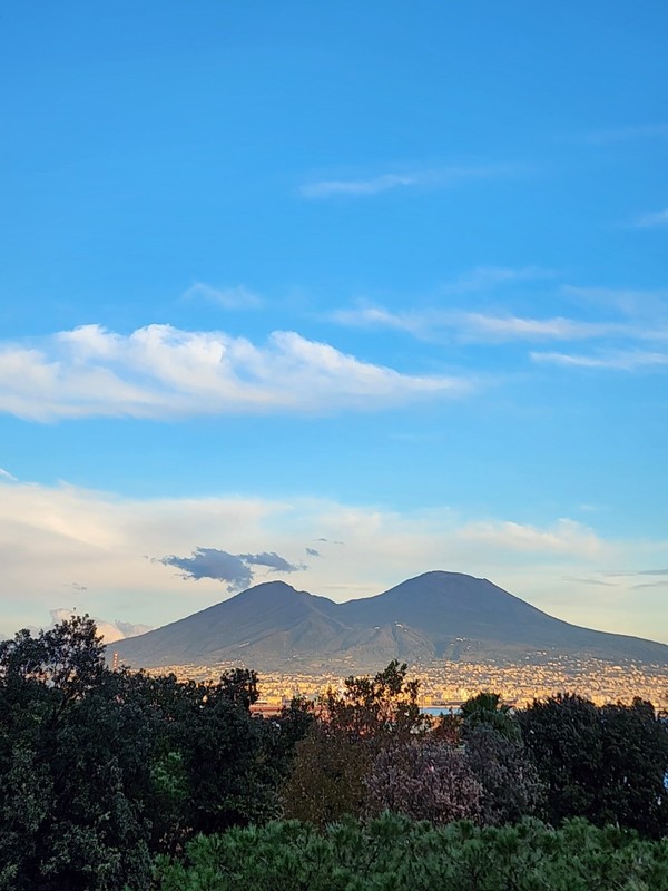 베수비오산 전경.