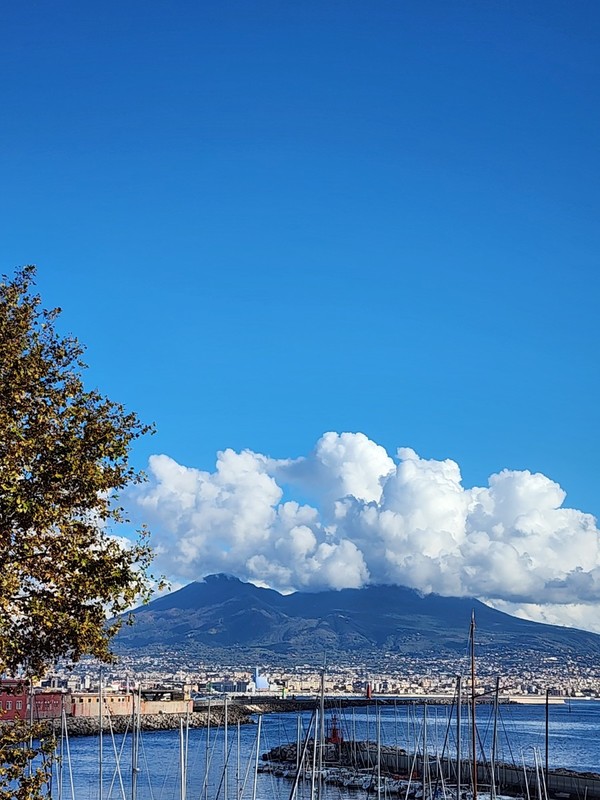 베수비오산 전경.